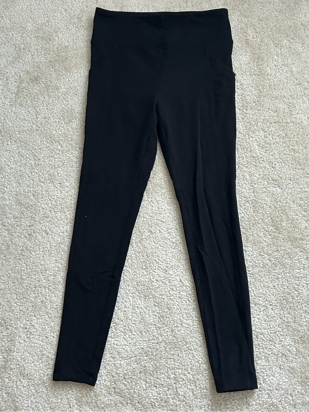 High-Waist Black Women's Leggings Size S